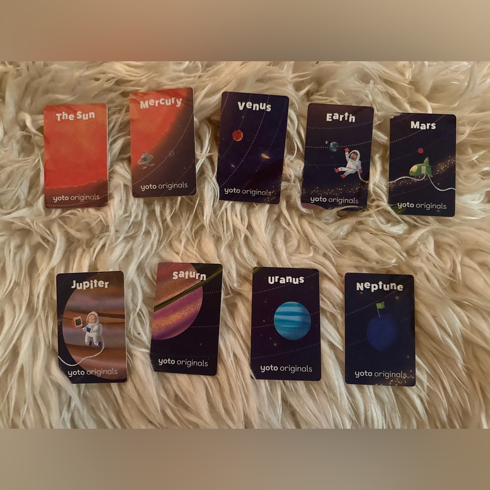 Yoto Originals Space Planet Sound Cards - Assorted Colors